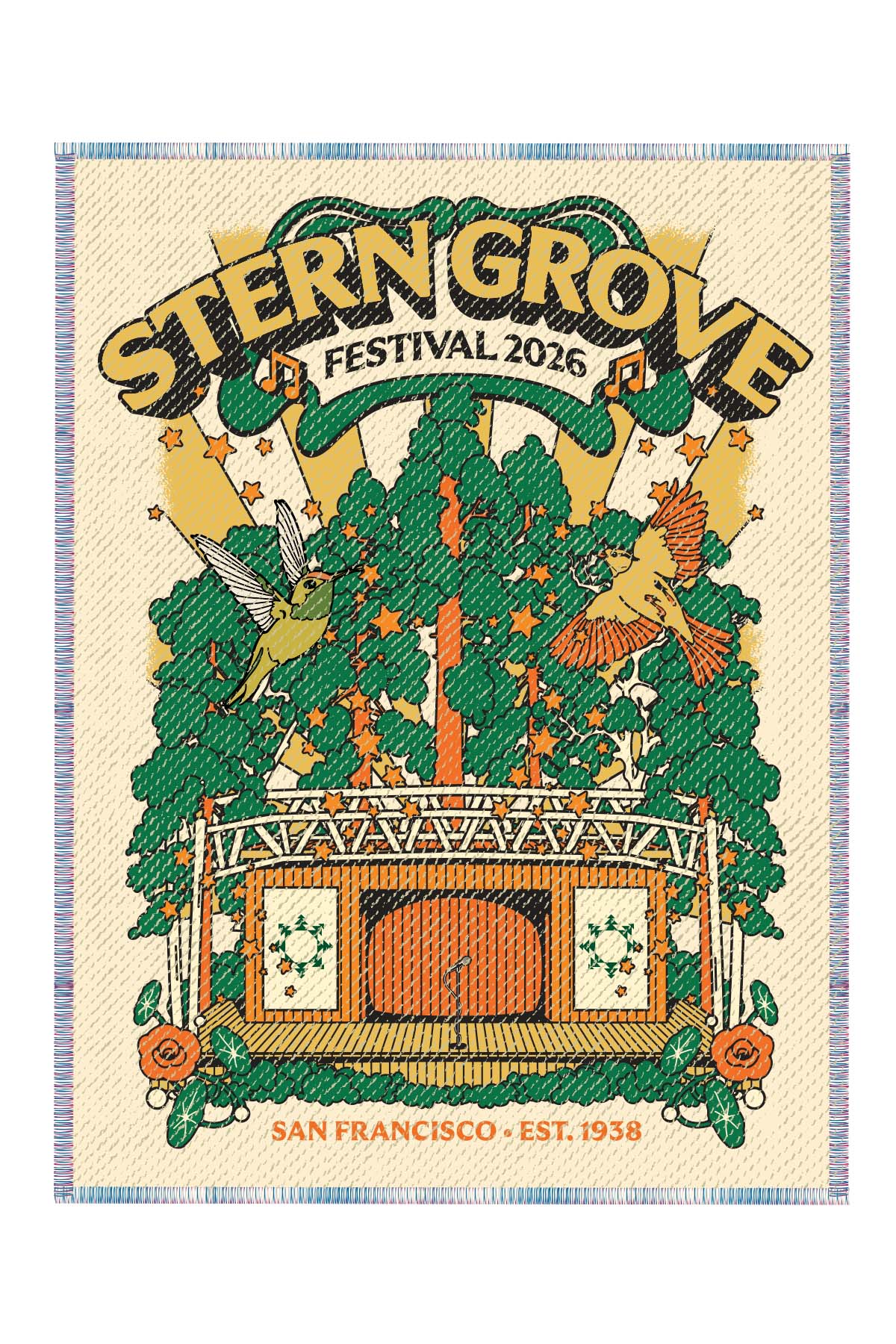 2026 Festival Woven blanket