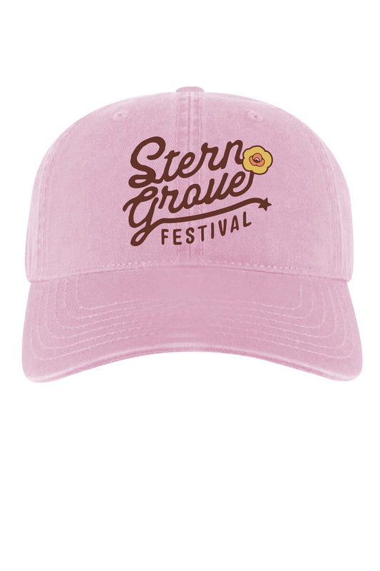 Pink Cotton Dad Cap